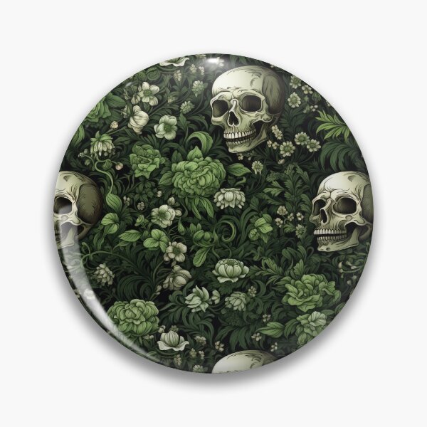 Aperçu de l'œuvre Modèle de crâne de style floral 3 créée et vendue par BOYWANDER67.