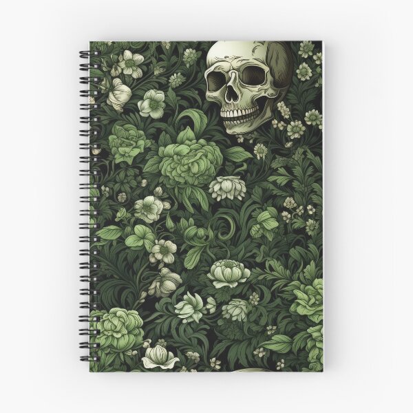 Artikelvorschau, Totenkopfmuster im Blumenstil 3 entworfen und verkauft von BOYWANDER67.