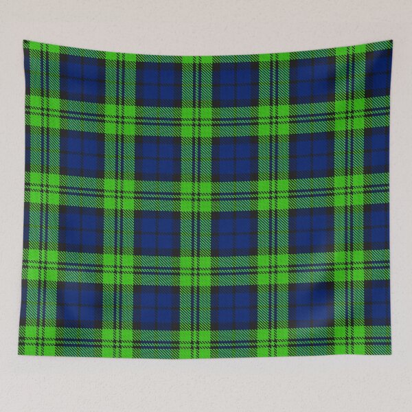 Item preview, Blue Green Blackwatch Stewart Plaid designed and sold by Bunmigraphics .