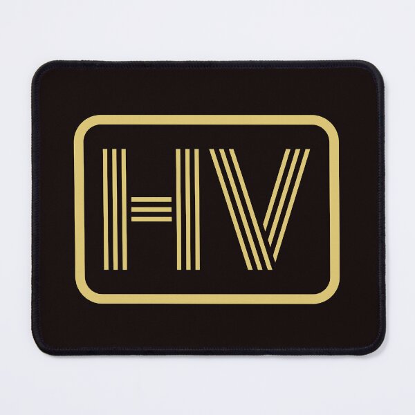 Item preview, HV Initials Gold Geometric Letters designed and sold by Jeallan Designs.