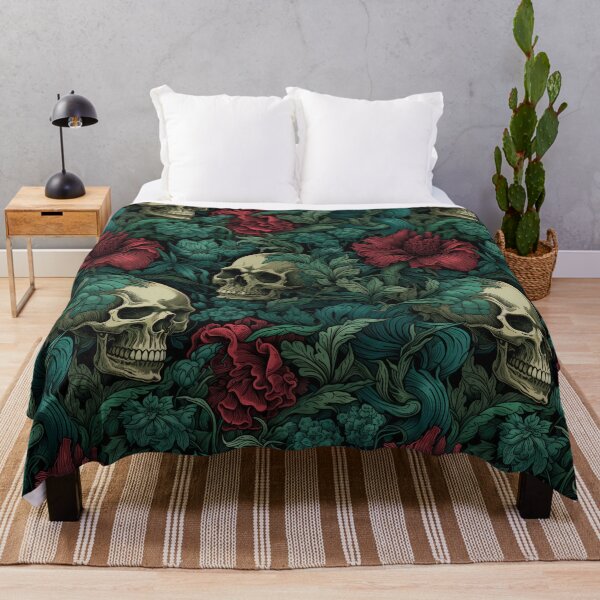 Item preview, Floral Style Skull Pattern 4 designed and sold by BOYWANDER67.