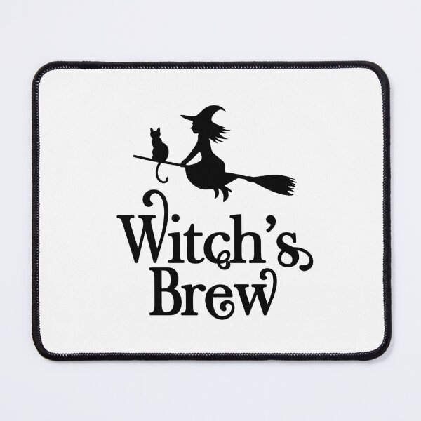Item preview, Witch's Brew Black on White designed and sold by wisemagpie.