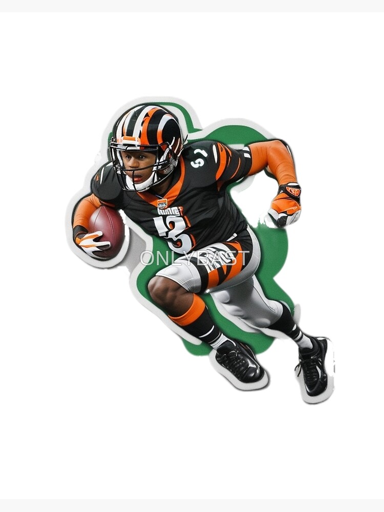 Ja'Marr Chase poster watercolor, Cincinnati Bengals Super Bowl, Ja