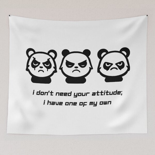Item preview, Panda with an attitude designed and sold by filigreedigital.