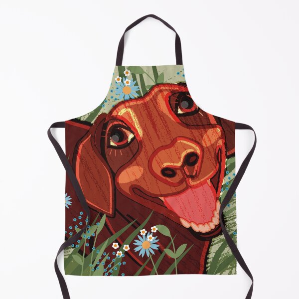 Item preview, a contented dog's face  designed and sold by Kosinskaya.