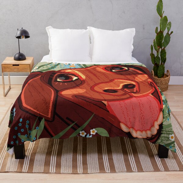 Item preview, a contented dog's face  designed and sold by Kosinskaya.