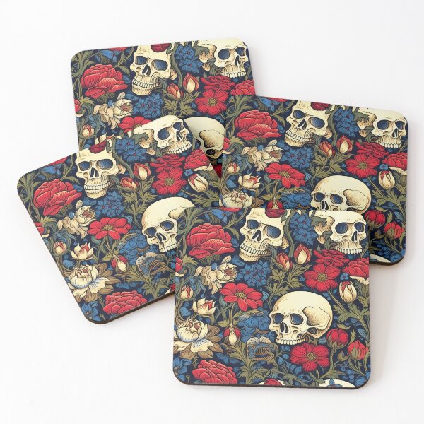 Item preview, Floral  Skull Pattern 6 designed and sold by BOYWANDER67.