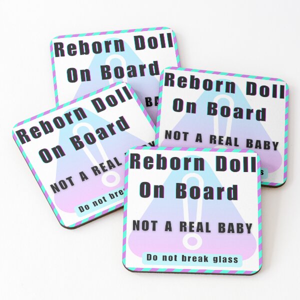Item preview, Reborn Doll On Board Car Caution  designed and sold by RealRebornDolls.
