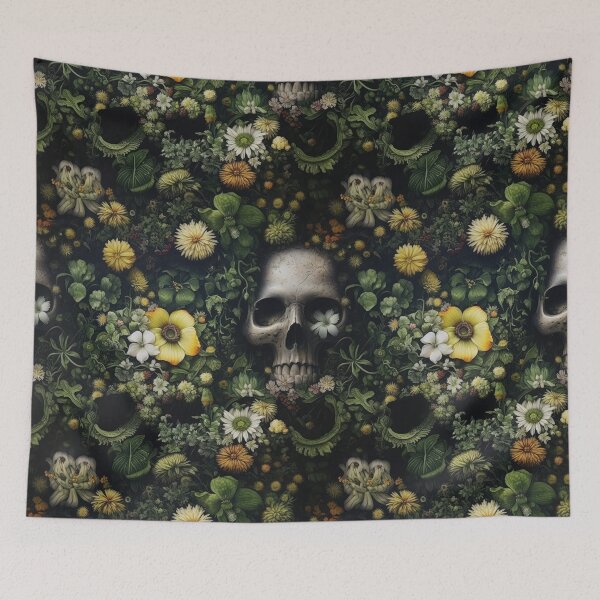 Item preview, Floral Skull Pattern 7 designed and sold by BOYWANDER67.