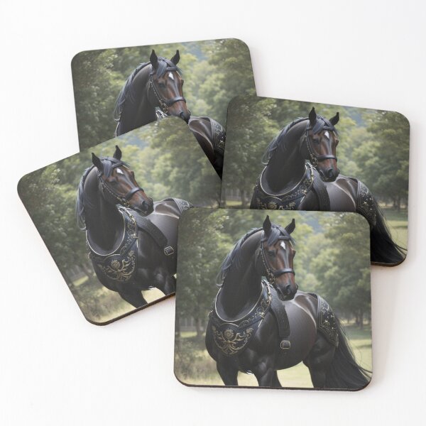 Item preview, Belgian Black Majestic Horse designed and sold by Allomensiaa.