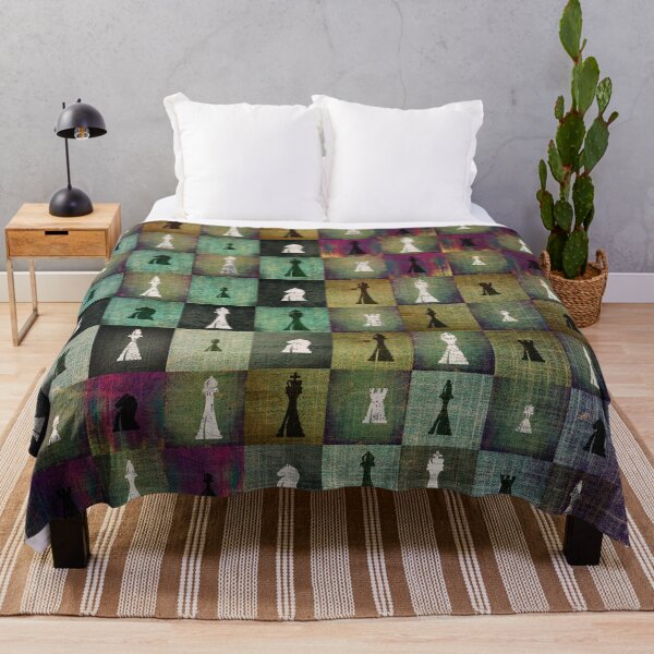 Item preview, Paint and Print Chessboard and Chess Pieces pattern designed and sold by k9printart.