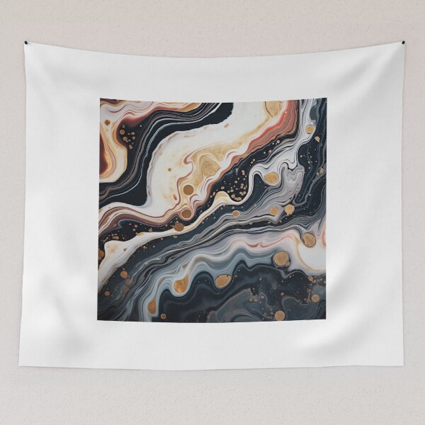 Item preview, Abstract multicolor marble pattern designed and sold by SmileshareShop.