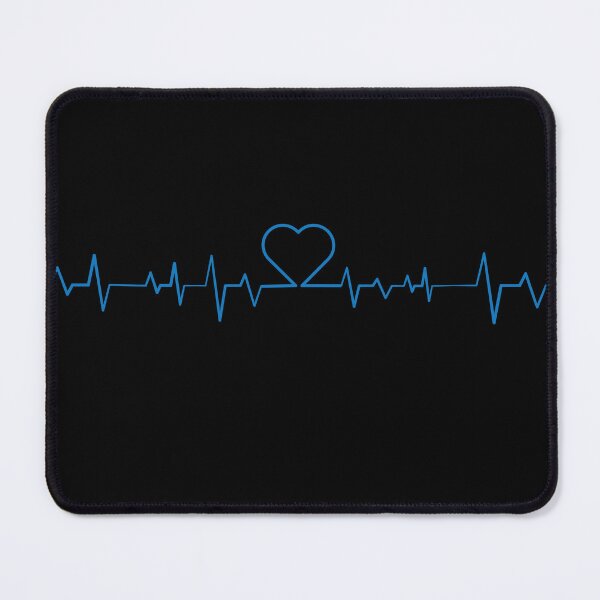 Item preview, Love Compass Heartbeat Blue Line Heart designed and sold by RE-AL.