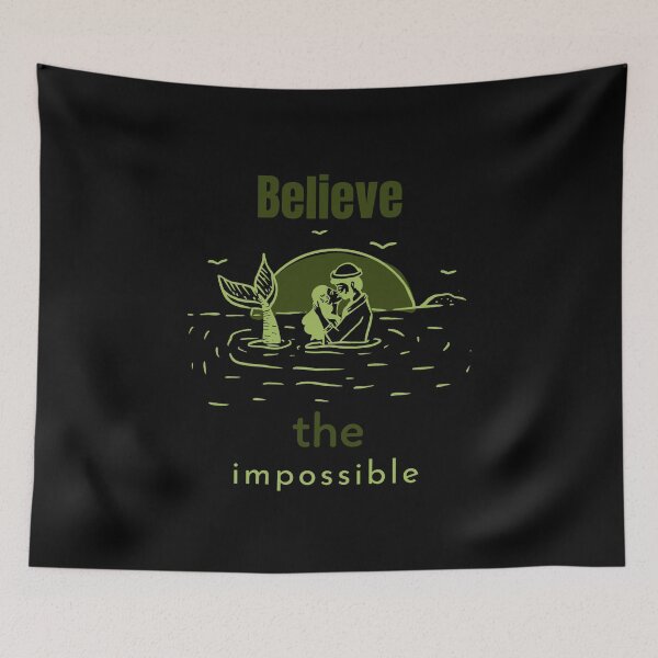 Item preview, Sirenas Believe the Impossible Faith Saying designed and sold by SirenasWorld.