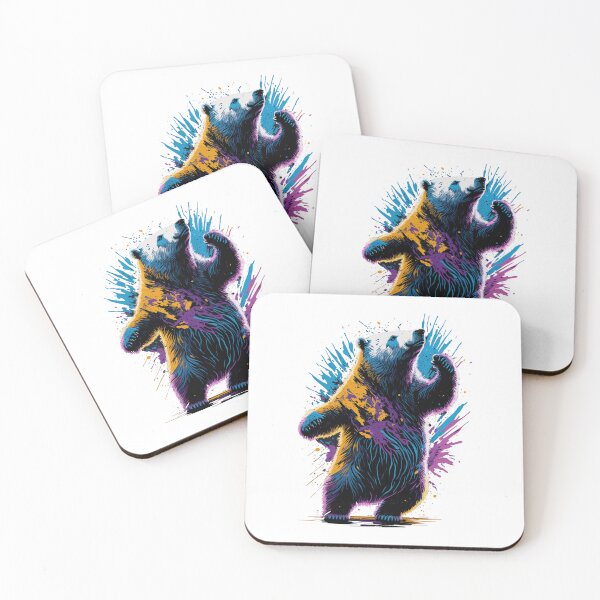 Item preview, Colorful Bear Graphic Illustration designed and sold by The Funscape Store.