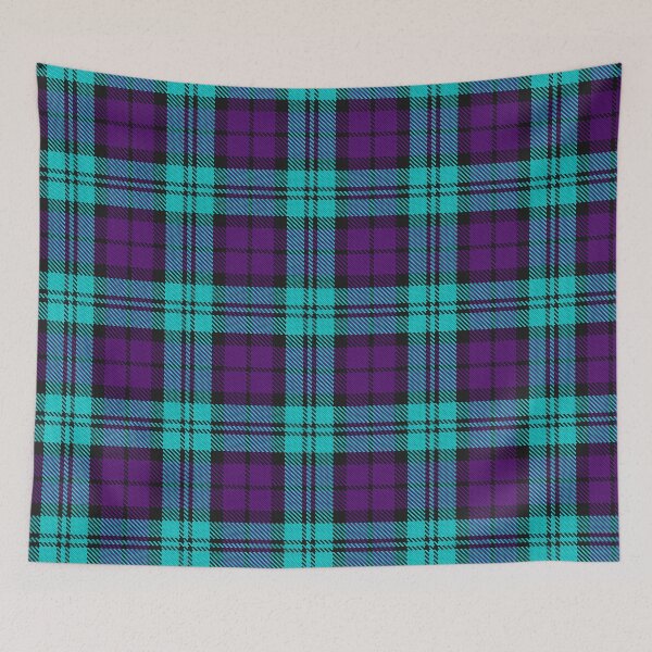 Item preview, Blue Purple Royal Stewart Pattern Design designed and sold by Bunmigraphics .