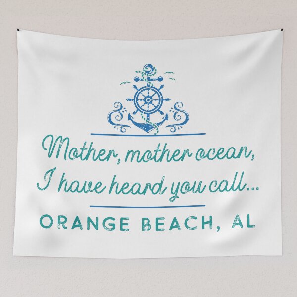 Item preview, Orange Beach Alabama Mother Ocean Design designed and sold by Futurebeachbum.