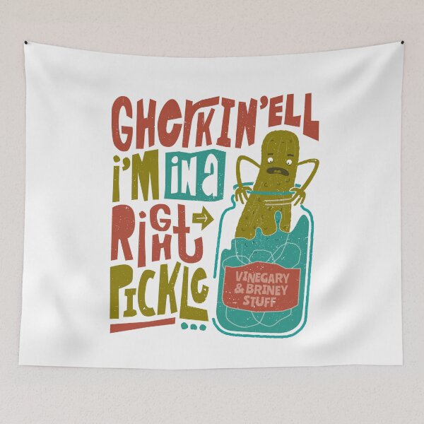 Item preview, Gherkin'ell I'm in a Right Pickle - Fun Dill Pickle designed and sold by propellerhead.