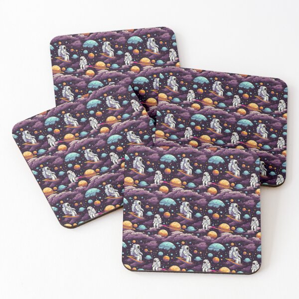 Item preview, Galactic Glam: Astronaut Space Cloud Pattern designed and sold by Digi-Artsy.