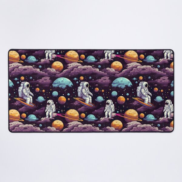 Item preview, Galactic Glam: Astronaut Space Cloud Pattern designed and sold by Digi-Artsy.