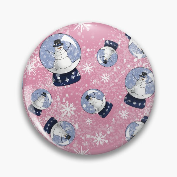 Item preview, Snow Globe Pattern (Pink) designed and sold by honeybeepaper.