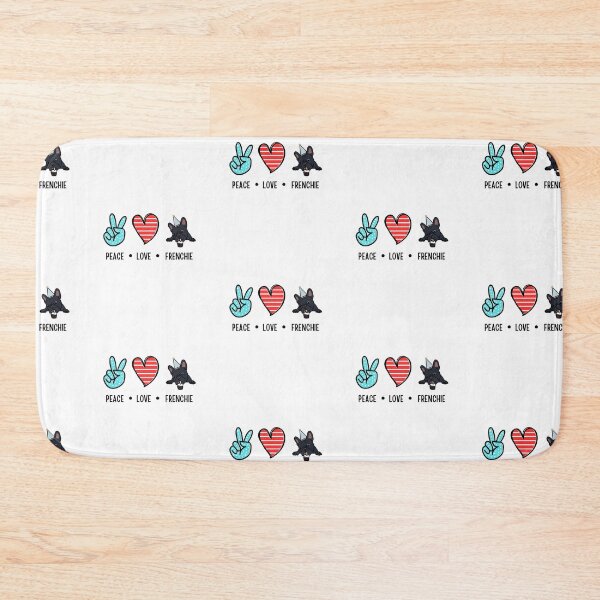 Item preview, Peace Love Frenchie for French Bulldog Parents designed and sold by ItalianBoogers.