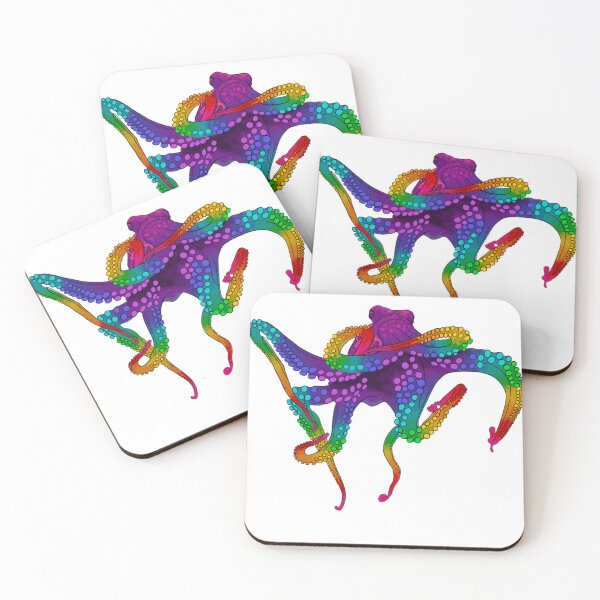 Item preview, Rainbow Octopus  designed and sold by CedarColor.