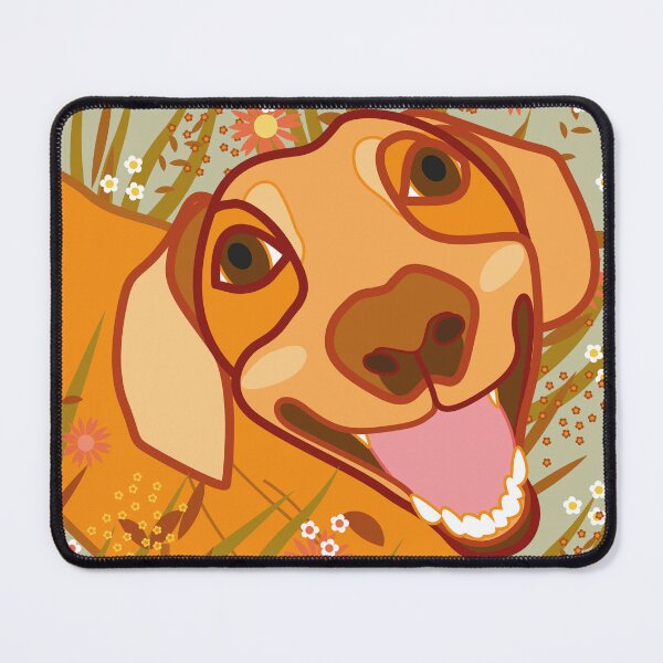 Item preview, a contented dog's face designed and sold by Kosinskaya.