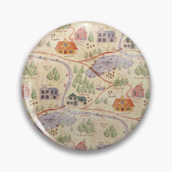 Item preview, Anne of Green Gables Map of Avonlea designed and sold by RebeccaFlaherty.