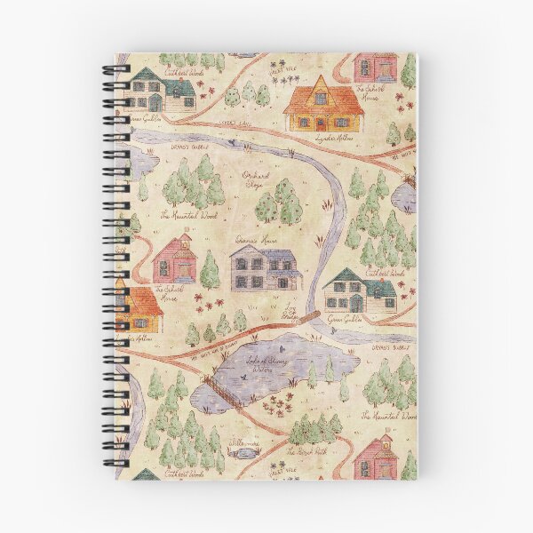 Item preview, Anne of Green Gables Map of Avonlea designed and sold by RebeccaFlaherty.