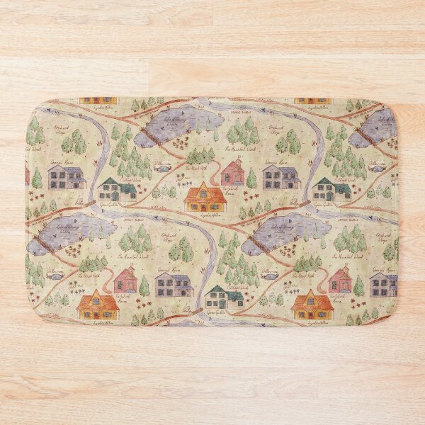 Item preview, Anne of Green Gables Map of Avonlea designed and sold by RebeccaFlaherty.