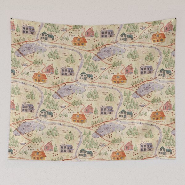 Item preview, Anne of Green Gables Map of Avonlea designed and sold by RebeccaFlaherty.