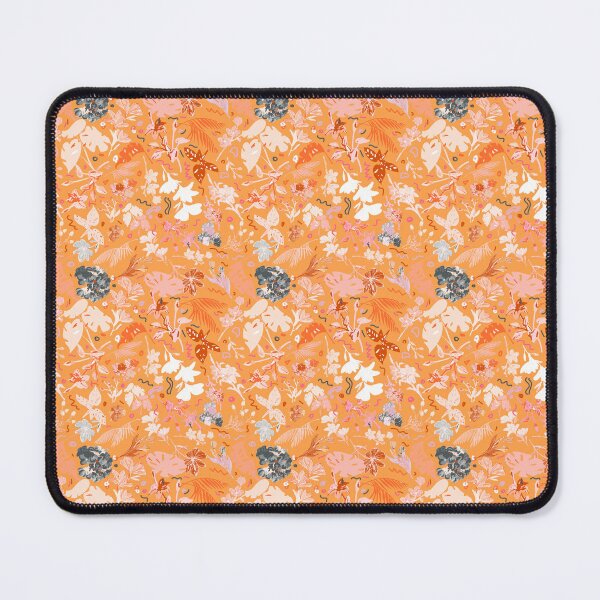 Item preview, Orange Botanical Floral: Black, Red, Orange designed and sold by ara-designs.