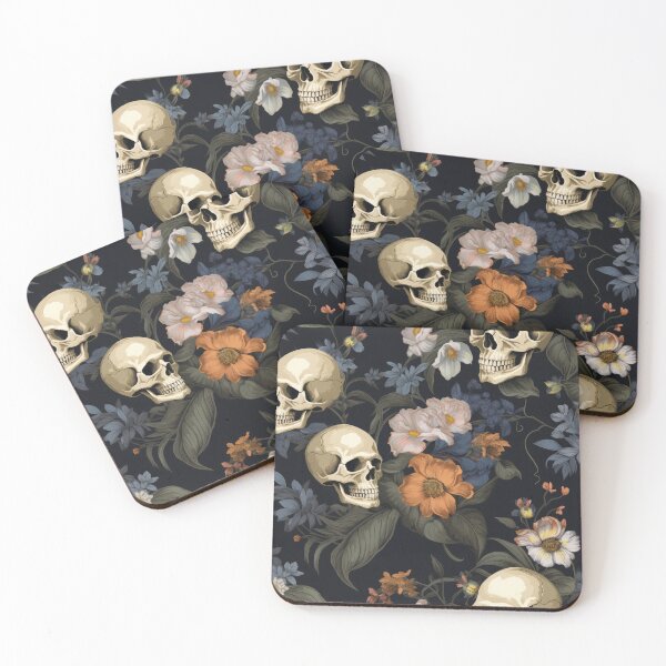 Item preview,  Pretty Skulls Pattern 2 designed and sold by BOYWANDER67.