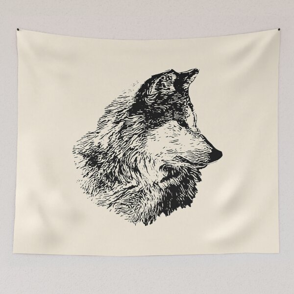 Item preview, Wolf portrait designed and sold by Guardi71.