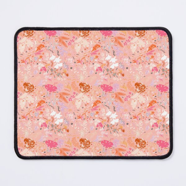 Item preview, Pink Botanical Floral: White, Fuchsia, Orange designed and sold by ara-designs.