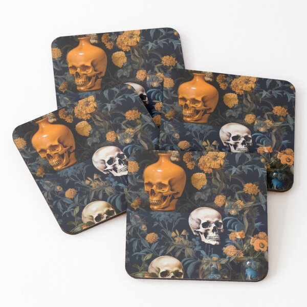 Item preview,  Pretty Skulls Pattern 3 designed and sold by BOYWANDER67.