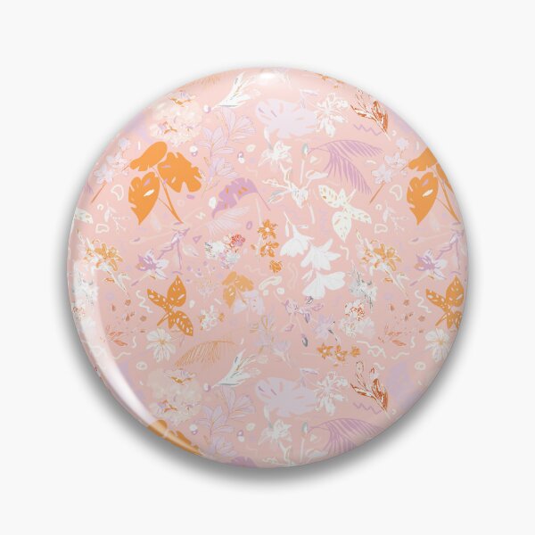 Item preview, Pink Botanical Floral: White, Purple, Orange designed and sold by ara-designs.