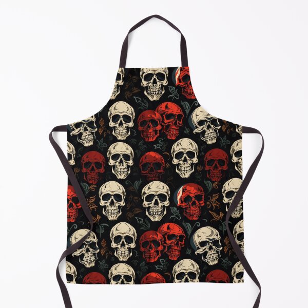 Item preview, Red And White Skulls Pattern designed and sold by BOYWANDER67.