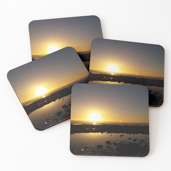 Item preview, Sunset at Westward Ho! Beach designed and sold by Zoe Sian Photography.