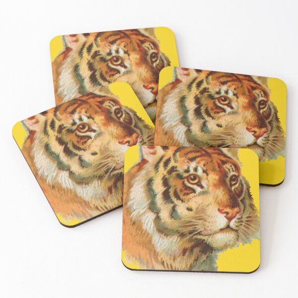 Item preview, Yellow Tiger Portrait designed and sold by Sunflower5576.