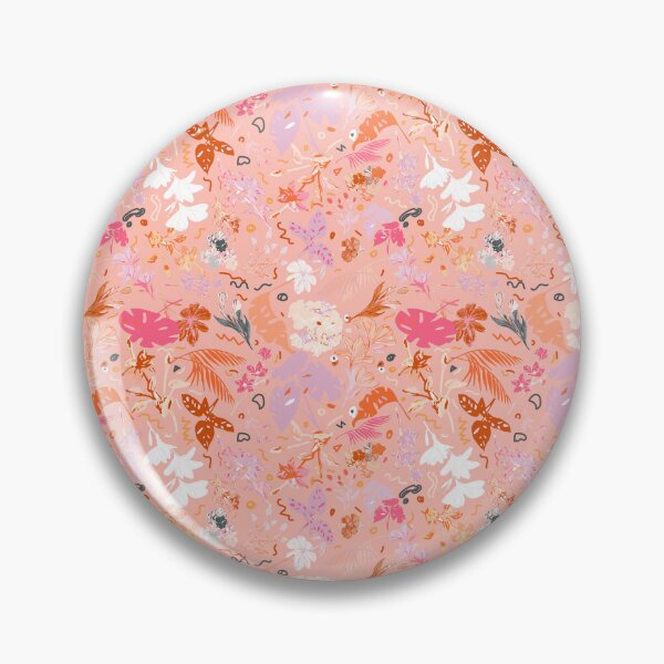 Item preview, Pink Botanical Floral: Red, Purple, Fuchsia designed and sold by ara-designs.