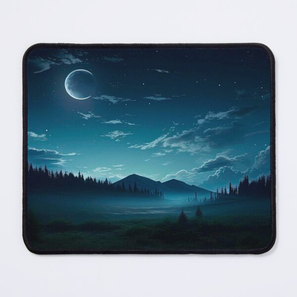 Item preview, Misty Night Meadow designed and sold by TheFullFantasy.