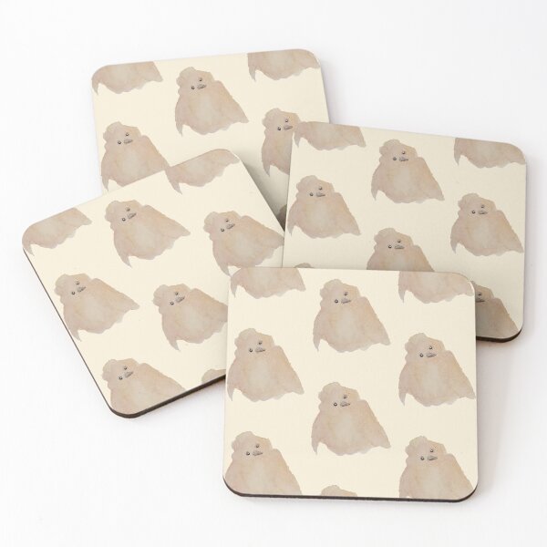 Item preview, Neutral Beige Abstract Watercolor Bird  designed and sold by dashaporoshina.