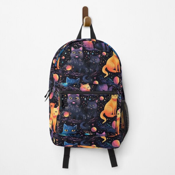 Item preview, Galactic Glam: Colorful Cosmic Cats Pattern designed and sold by Digi-Artsy.
