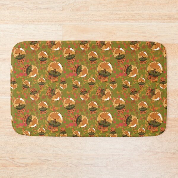 Item preview, Autumn Globe Pattern (Green) designed and sold by honeybeepaper.