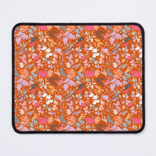 Item preview, Red Botanical Floral: Gray, Purple, Fuchsia designed and sold by ara-designs.