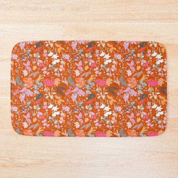 Item preview, Red Botanical Floral: Gray, Purple, Fuchsia designed and sold by ara-designs.
