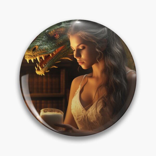 Item preview, Tea With Library Dragon designed and sold by CameneCreations.