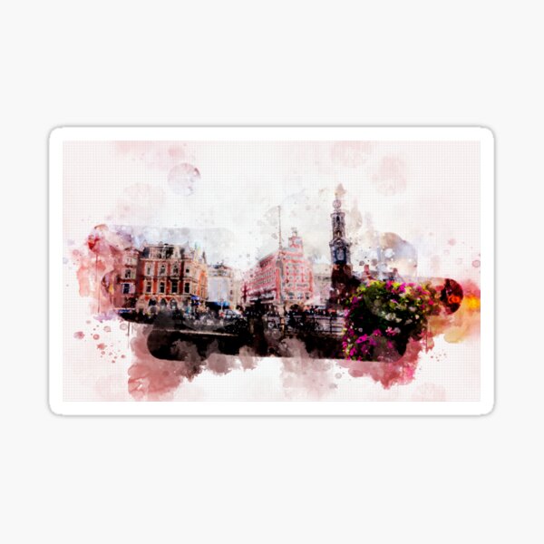 sketch Amsterdam 3 Sticker
